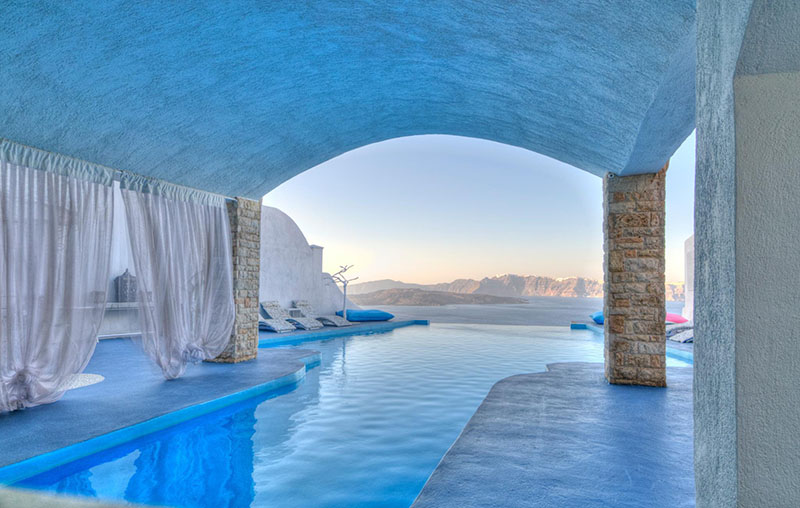 basen w Hotelu Astarte Santorini