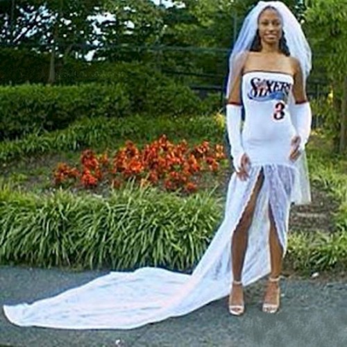 sportowa suknia ślubna