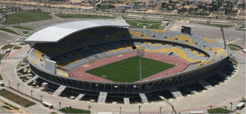 Stadion Borg El Arab w Aleksandrii w Egipcie
